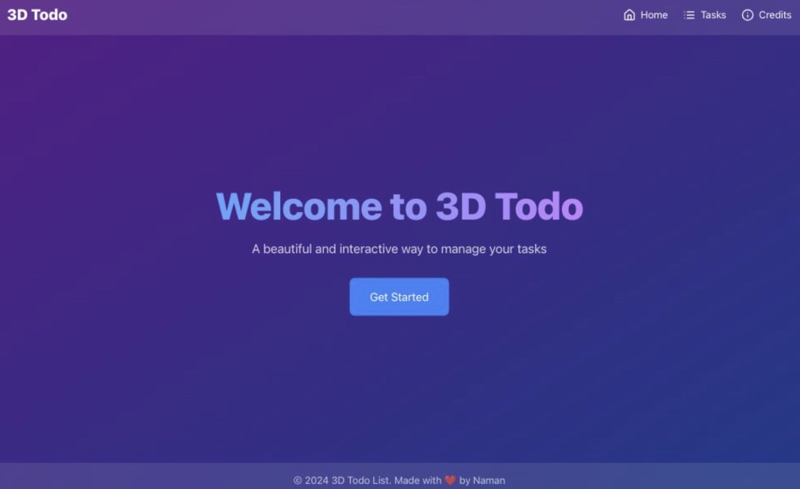 3D ToDo (nothing 3d about it)